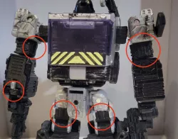 Siege/Earthrise Ratchet and Ironhide Knee/Bicep/Wrist Fillers