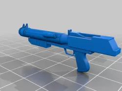Star Wars Bad Batch Elite Squad animated style DC15 blaster for action figures and cosplay 1:12 , 1:6 , 1:1 scale