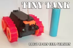 Tiny Tank FPV (18650 Li-ion version)
