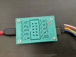 USB-C case for Cypress FX2 logic analysers (fx2lafw/Saleae/24MHz 8Ch)