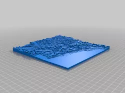 3D Model of Vevey, Switzerland, SAMPLE