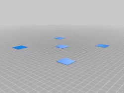 Bed Leveling Test Squares