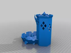 Dicey dice tower