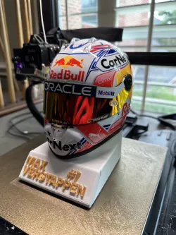 F1 Mini 1:2 Scale Replica Helmet Stand