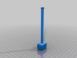 Long handle Thor hammer for piñata cake