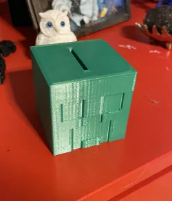 Minecraft Creeper Piggy Bank