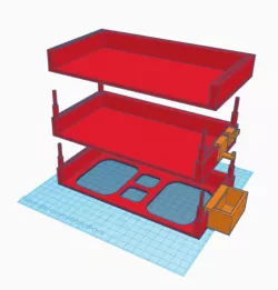 modular shelf with extension