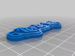 My Customized Multiline Tag or Keychain