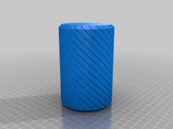 My Customized Spiral vase soda can cooler