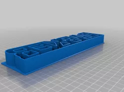 Parker Text Cookie Cutter