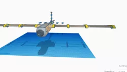 RC plane #6 big ugly tinkercad plane