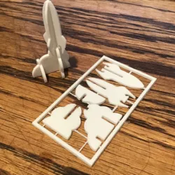 Rocket Kit Card with smoke