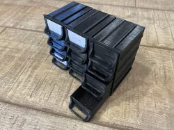 Stackable storage boxes