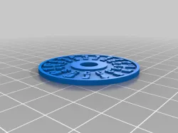 T-65 X-wing Maneuver Dial Insert