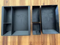 Tesla Model 3 Center Console TPU inserts