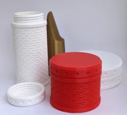 Textured Screw Cap Container II - customizable