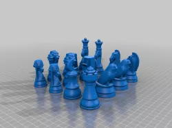 Vanguard chess pieces set