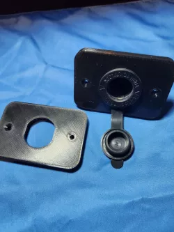 12v / usb flush / blind mounting plate socket outlet mount