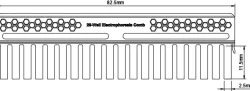 20-well Electrophoresis Comb