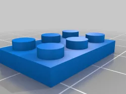 3x2 short lego