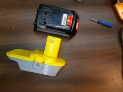 Black Decker 20V Max Battery To Ryobi One+ Adaptor 
