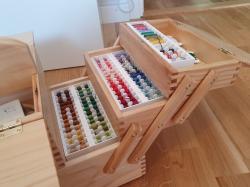 Embroidery Thread Organizer Box by Shell, Download free STL model