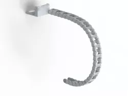 Cable management Creality Ender 3 - Version Chaine à maillon Clipsable 