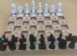 Circular Base Chess Pieces