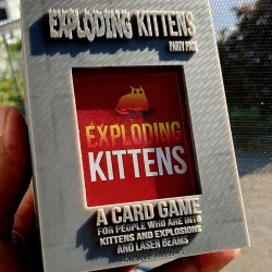 Exploding Kittens Party Pack Box and Holder (sleeved)
