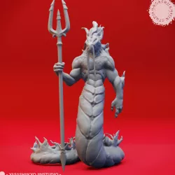 Flame Salamander Guard - Tabletop Miniaturea