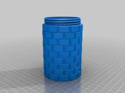 Modified dice container