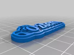 My Customized Multiline Tag or Keychain
