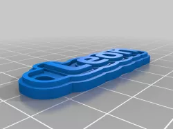My Customized Multiline Tag or Keychain