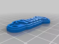 My Customized Multiline Tag or Keychain