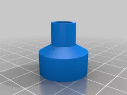 My Customized Parametric inline pipe adapter [with Fusion 360 source]