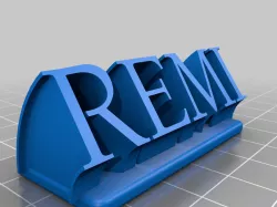 My Customized Sweeping Name Plate remix