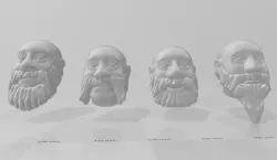 Space Dwarves Heads