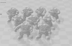 Space Dwarves No weapon/heads/accessories