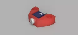 Symetric belt tensioner