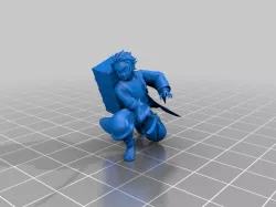 Tanjiro Statue split