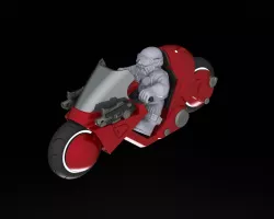 Tofty's Space Dwarf Sci-Fi Bike 28mm