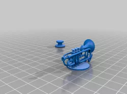 trumpet croc charm
