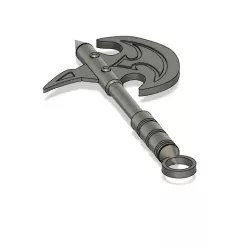 WarOfDragons Executioner Battle Axe keychain
