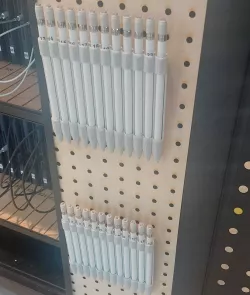 Apple Pencil Holder For Pegboard + Numbered Pencil Caps