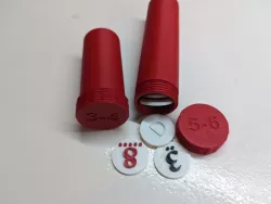 Catan number token holder