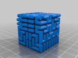 Cubical Brain with less than 20 Lines of Code