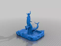 Demon tray with Creepy tree