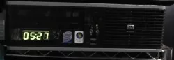 Digital clock for 3.5 bay