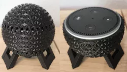 Epcot Spaceship Earth Amazon Echo Dot 2nd Gen Stand with Cover