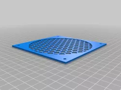 Fan grill front